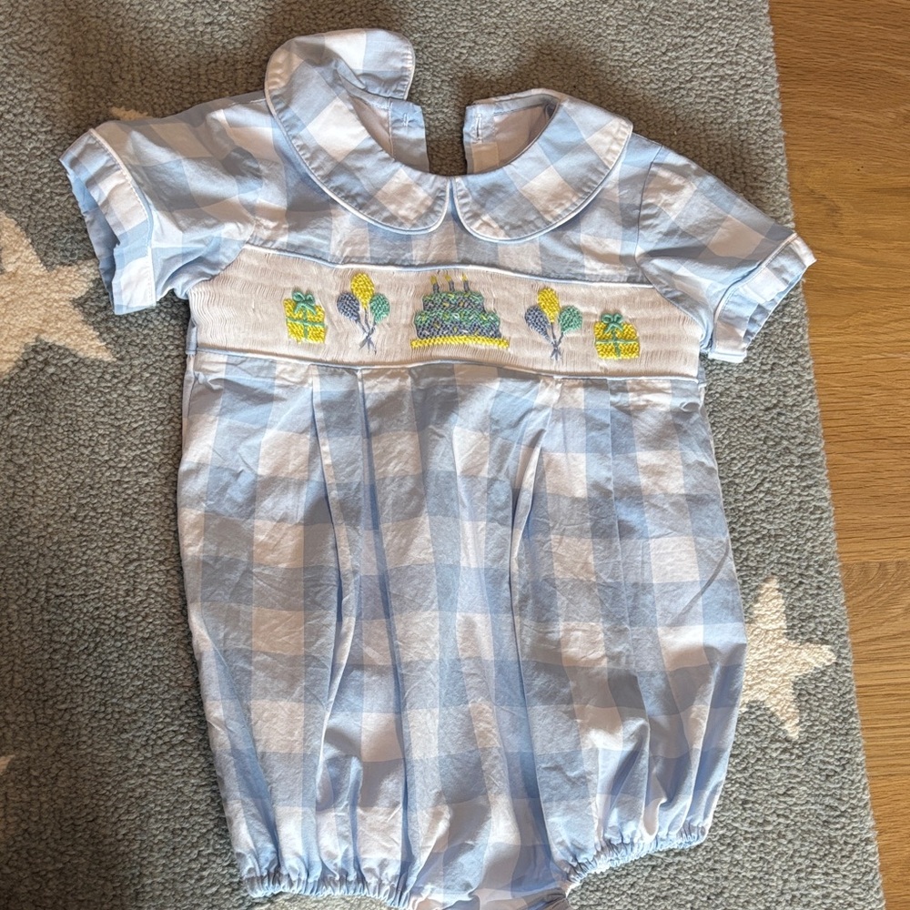 Cecil and Lou 18m boy birthday onesie !! Worn once
